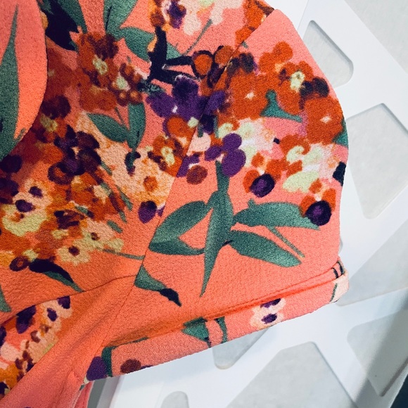 Eva Mendes NY&C Marina Floral Wrap Dress 2P (A15) - Picture 16 of 16